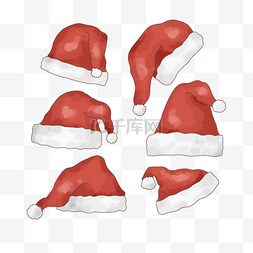 圣诞温暖图片_圣诞节温暖红色水彩帽子