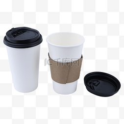 便携咖啡杯图片_一次性便携纸杯包装