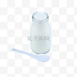 优牛奶图片_水果健康容器酸奶