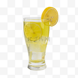 玻璃杯液体图片_柠檬水玻璃杯饮料鸡尾酒
