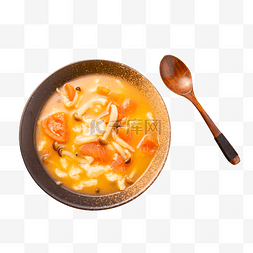 西红柿面图片_美食西红柿疙瘩汤勺子