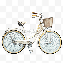 卡通生活用品复古自行车