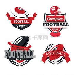 游戏头盔图标图片_美式足球的标志集