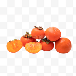 秋天成熟果实软柿子