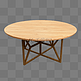 blender仿真3D立体圆形木桌