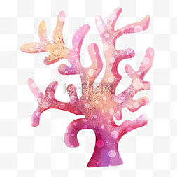 珊瑚水晶粉色梦幻图片