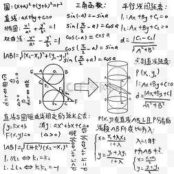 黑板教育图片_数学公式底纹