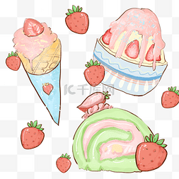 冰淇淋蛋糕甜品图片_冰淇淋蛋糕