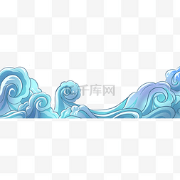 中国风古风海浪