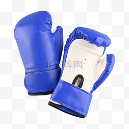 拳套蓝色保护格斗训练