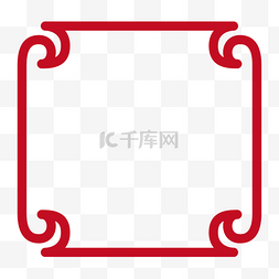 中式古风简约标题框边框
