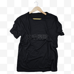 棉质纹理图片_t恤夏季静物搭配黑色衣服