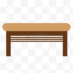 棕色木桌图片_桌子矢量木桌