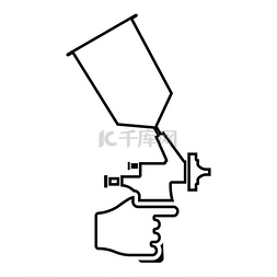 喷枪手持喷雾器使用手臂使用工具