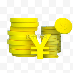 金币黄色硬币