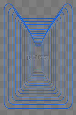 蓝色线条网格纹理图片_潮流时尚电商猫头曲线网格