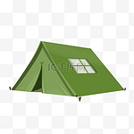 户外野营军绿帐篷