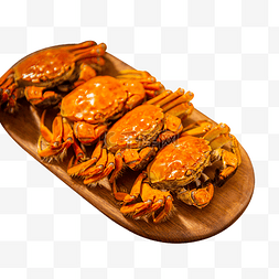 水产大闸蟹图片_餐饮美食秋季四个螃蟹大闸蟹