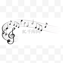 音乐符号手绘图片_音乐的符号