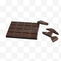 碳水化合物黑巧克力碎片糖果