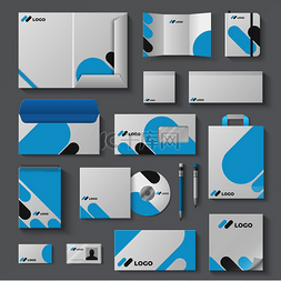 企业信封模板图片_企业品牌标识。