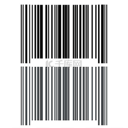 The black gray bar code icon.. 黑灰色条