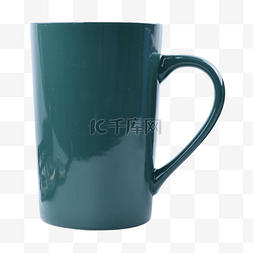 陶瓷杯空杯咖啡杯绿色杯子