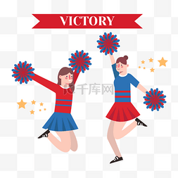 胜利干杯图片_韩国运动加油体育项目跳舞的啦啦