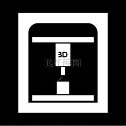 3d打印机图标图片_3d 打印机是图标.. 3d 打印机是图标