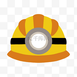 矿工黄色安全帽剪贴画