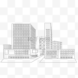 城市建筑剪贴画