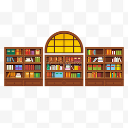 图书馆书籍书柜