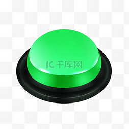 绿色立体按钮
