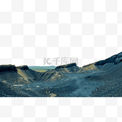 乌兰哈达风景图片_火山岩火山蒙古