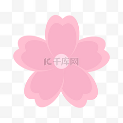 手绘樱花花卉图片_手绘粉色樱花花瓣