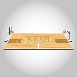 灌篮海报图片_篮球运动主题矢量艺术。