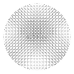 圆形滤镜材质图标轮廓黑色矢量插