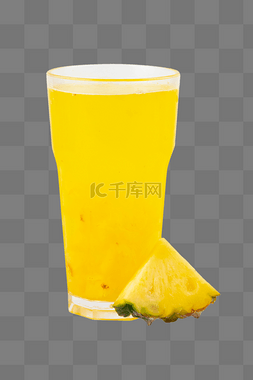 菠萝果汁鲜果水果茶