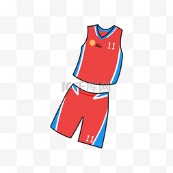 篮球红蓝图片_篮球制服图案