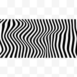 曲线黑白图片_创意曲线斑马条纹