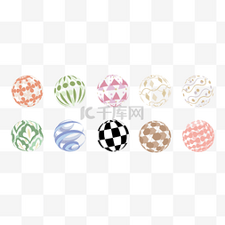 矢量球体素材图片_球形logo图标套图