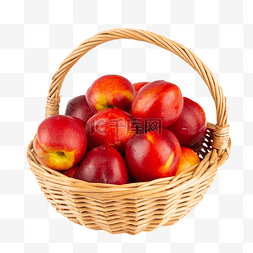 篮水果图片_一篮水果甜桃油桃