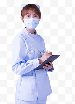 记录工作图片_护士医护护士节人物文件夹记录