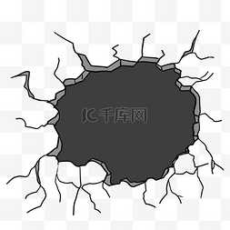 漫画风墙裂效果