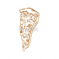 意大利辣香肠图片_奶酪意大利辣香肠披萨独立快餐矢