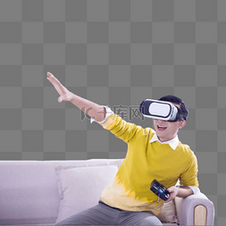 创意人像素材图片_VR虚拟人像眼镜体验