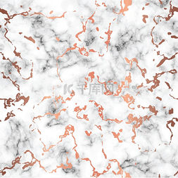 矢量大理石纹理设计，带铜溅斑、