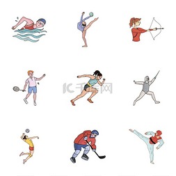 style酷图片_Olympic sports. Winter and summer sports. A s