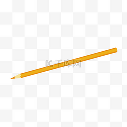 橙色世界艺术日彩色铅笔蜡笔
