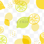 水果边框卡通柠檬橙子